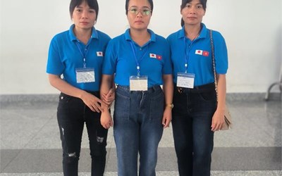 3 BẠN TTS ĐƠN HÀNG MAY XUẤT CẢNH LÀM VIỆC TẠI TỈNH YAMAGUCHI_NHẬT BẢN